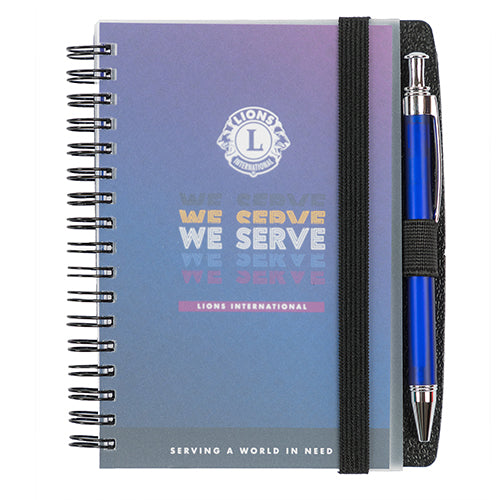 We Serve ノートブック ペン付き
