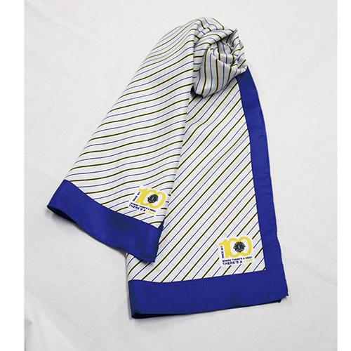 100周年記念 シルクスカーフ グレー